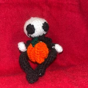 Jack Skellington with pumpkin